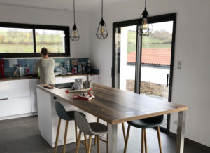 Stéphen Mure Architecte - Saint-Etienne - Maison passive - Nelly & Yoann - Cuisine