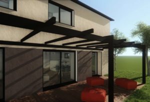 Stéphen Mure Architecte - Saint-Etienne - Maison individuelle - Anne-Lise & Cédric - Terrasse