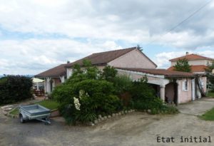 Maison Laetitia & David - Extension de maison - Vue d'ensemble - Existant