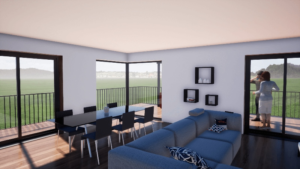 Construction Maison bois dans le Pilat - Stéphen Mure Architecte Saint-Etienne - Habitat Maison passive 07