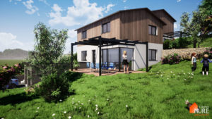 Maisons jumelées Planfoy - Stéphen Mure Architecte - Habitat et Maison passive (3) - Jardin Maison 1